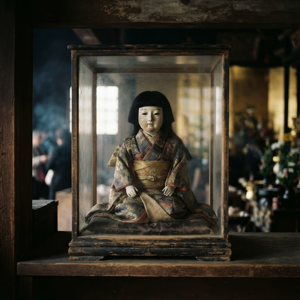 Okiku Doll โ Real Human Hair, Not Living Growth